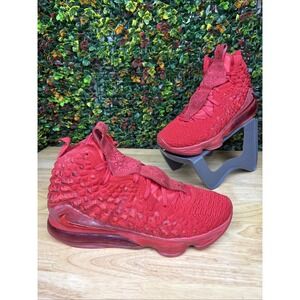 Nike LeBron 17 Red Carpet OG Knit Basketball High Shoes‎ BQ3177 600 Men's 10 GUC